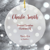 ベームド祖母クリスマス小妖精や小人セラミックオーナメント セラミックオーナメント