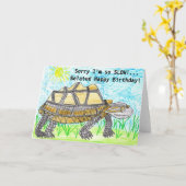 ベーユーモアのあるト誕生日カード カード (黄色い花)