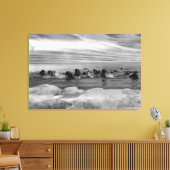 ベーリング海の氷の上のセイウチ キャンバスプリント (インサイチュ (リビング))