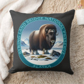 ベーリング陸橋アラスカ州保存地区 クッション (ブランケット)