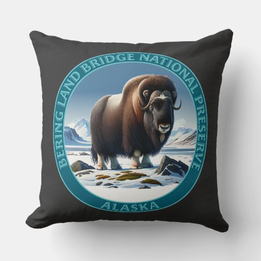 ベーリング陸橋アラスカ州保存地区 クッション (正面)