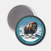 ベーリング陸橋アラスカ州保存地区 マグネット (正面/裏面)