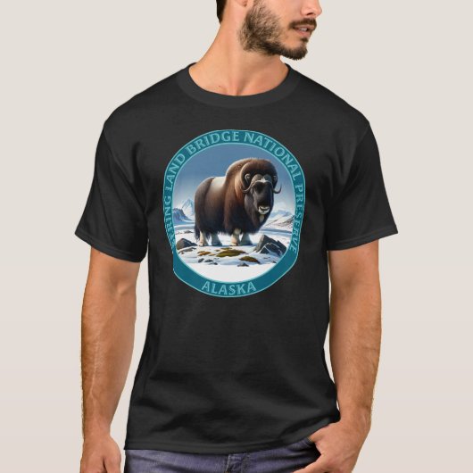 ベーリング陸橋国家保護区 アラスカ Tシャツ (正面)