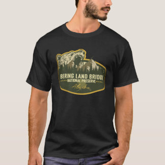 ベーリング陸橋自然保護区 アラスカ レトロ Tシャツ