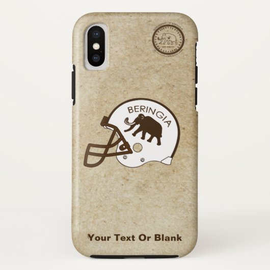 ベーリンジア大学アメリカンフットボール Case-Mate iPhoneケース (裏面)