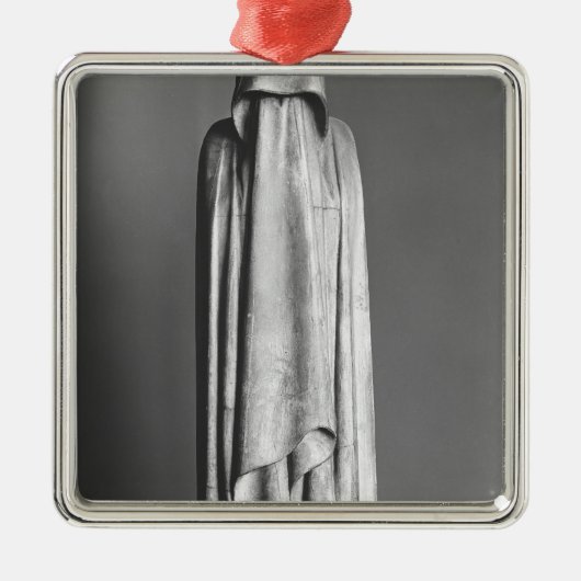 ベールで覆われた哀悼者 メタルオーナメント (正面)
