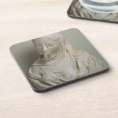 ベールで覆われた女の子(大理石) コースター (左側)