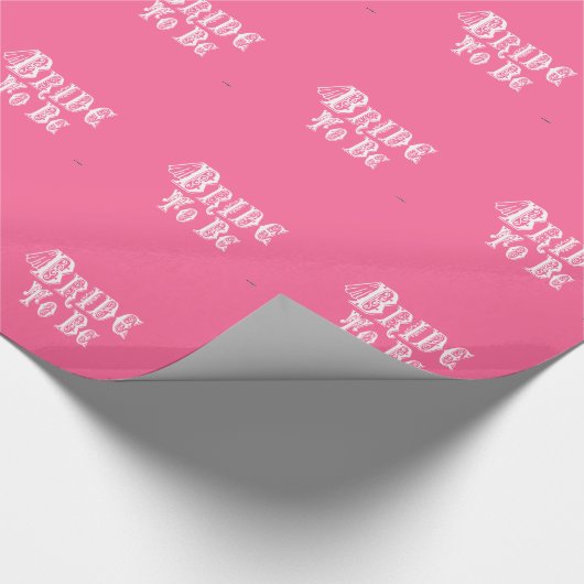 ベールと白いタイプのファンシー花嫁 ラッピングペーパー (角)