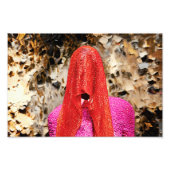 ベールに包まれたミステリー遊はっきりした：色と質感のA フォトプリント            (正面)