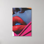 ベールに包まれた秘密 キャンバスプリント (正面)