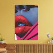 ベールに包まれた秘密 キャンバスプリント (インサイチュ (リビング))