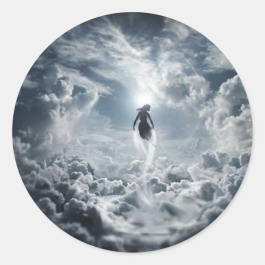 ベールのステッカーを突き刺す ラウンドシール (正面)