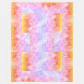 ベールのタイル張り毛布 フリースブランケット (正面)