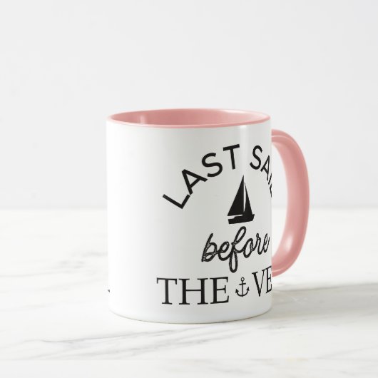 ベールのバチェロレッテのブライダルの前の最後の帆 マグカップ (正面右)