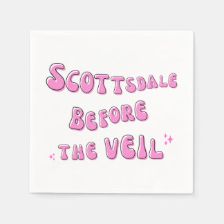 ベールの前のスコッツデール スタンダードカクテルナプキン