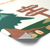 ベールの前の最後のトレイルは看板を焼こう ポスター (角)