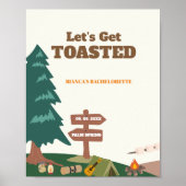 ベールの前の最後のトレイルは看板を焼こう ポスター (正面)