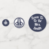 ベールの前の最後の帆カスタマイズ可能な紙吹雪 コンフェッティ (裏面)