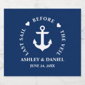 ベールの前の最後の航海の航海 スパークリングワインラベル (シングルラベル)