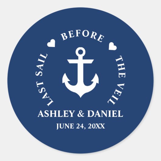 ベールの前の最後の航海の航海 ラウンドシール (正面)