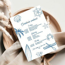 ベールの前の沿岸の最終セイルバチェロレッテ 招待状