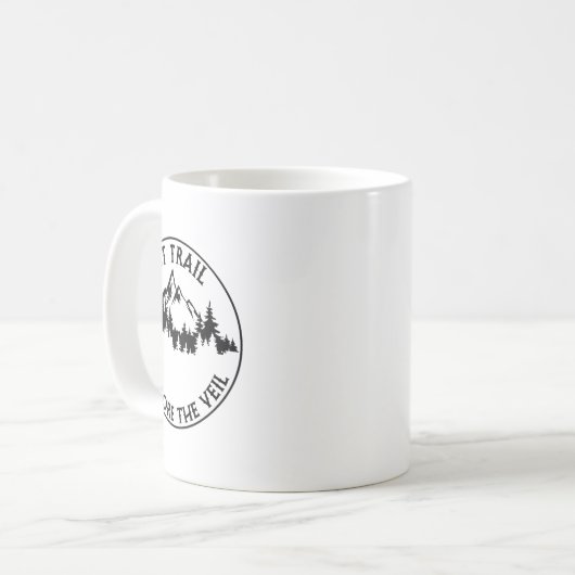 ベールの花嫁の前の最後の道 コーヒーマグカップ (正面左)