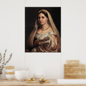 ベールを被った女性 ポスター (キッチン)