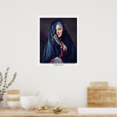 ベールを被った女性(画家の妻) ポスター (キッチン)