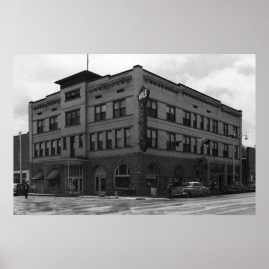 ベールオレゴンView of Hotel Vale Photograph ポスター (正面)