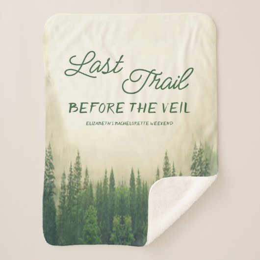ベールバチェロレッテ前の最後のトレイル シェルパブランケット (正面)