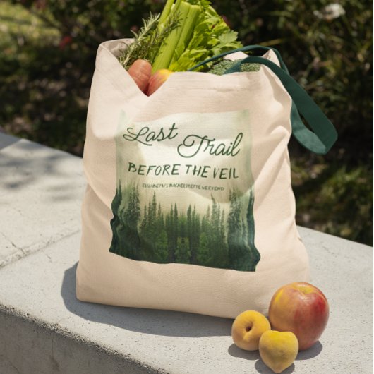 ベールバチェロレッテ前の最後のトレイル トートバッグ