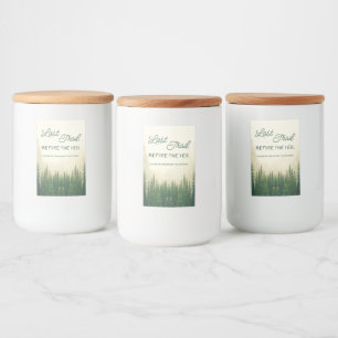 ベールバチェロレッテ前の最後のトレイル フードラベル