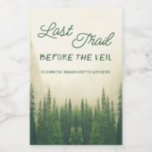 ベールバチェロレッテ前の最後のトレイル フードラベル (シングルラベル)