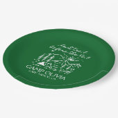 ベールバチェロレッテ前の最後のトレイル ペーパープレート (アングル)