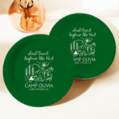 ベールバチェロレッテ前の最後のトレイル ペーパープレート