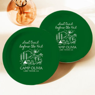 ベールバチェロレッテ前の最後のトレイル ペーパープレート