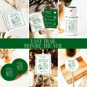 ベールバチェロレッテ前の最後のトレイル ペーパープレート