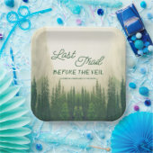 ベールバチェロレッテ前の最後のトレイル ペーパープレート (パーティー)