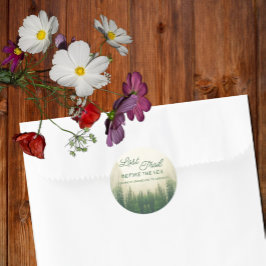 ベールバチェロレッテ前の最後のトレイル ラウンドシール