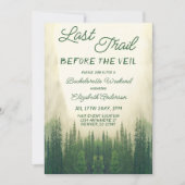 ベールバチェロレッテ前の最後のトレイル 招待状 (正面)