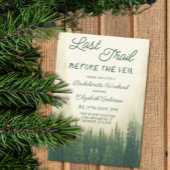 ベールバチェロレッテ前の最後のトレイル 招待状