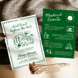 ベールバチェロレッテ前の最後のトレイル 招待状