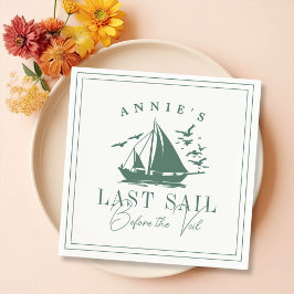 ベールバチェロレッテ前の最終セイル航海の スタンダードカクテルナプキン