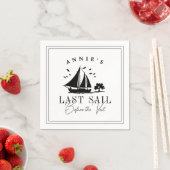 ベールバチェロレッテ前の最終セイル航海の スタンダードカクテルナプキン (インサイチュ)