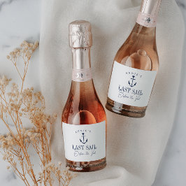 ベールバチェロレッテ前の最終セイル航海の スパークリングワインラベル