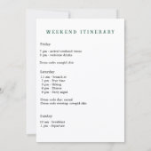 ベールバチェロレッテ週末の前の最後のキャンプ 招待状 (裏面)