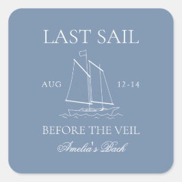 ベールバチェロレッテ週末の前の最後の航行 スクエアシール