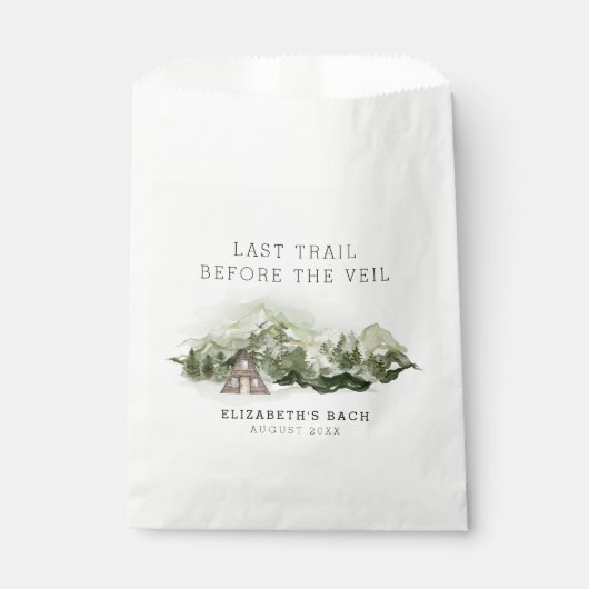 ベールバチェロレッテ週末の前の最後の道 フェイバーバッグ (正面)