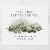 ベールバチェロレッテ週末の前の最後の道 リキュールボトルラベル (シングルラベル)