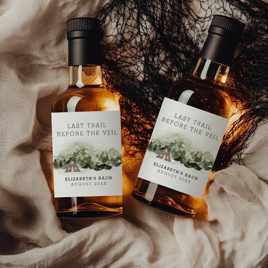 ベールバチェロレッテ週末の前の最後の道 リキュールボトルラベル